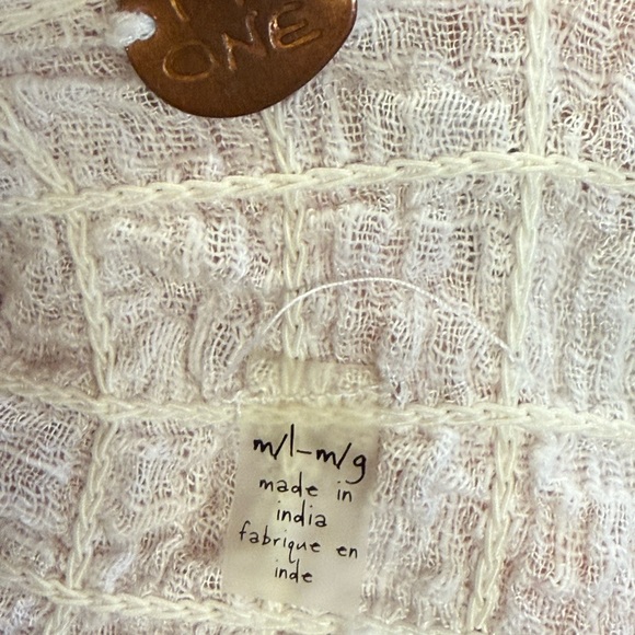 Free People One White Open-Front Cardigan - Picture 6 of 6